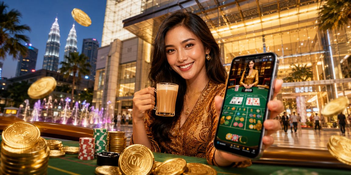 Permainan baccarat popular di Kuala Lumpur dengan grafik terang